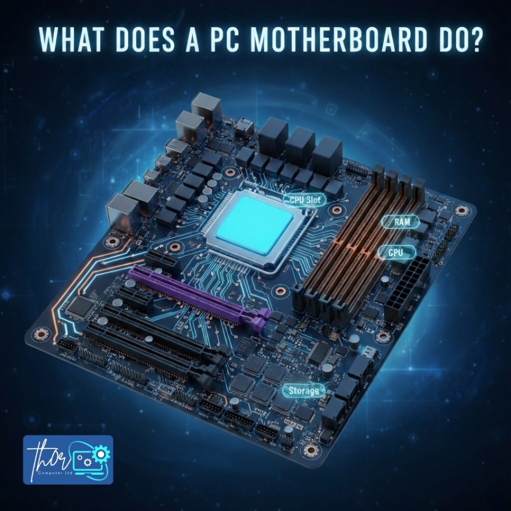What does a PC Motherboard Do?