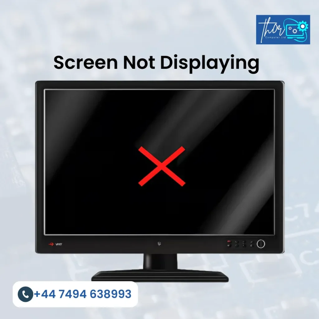 Screen Not Displaying