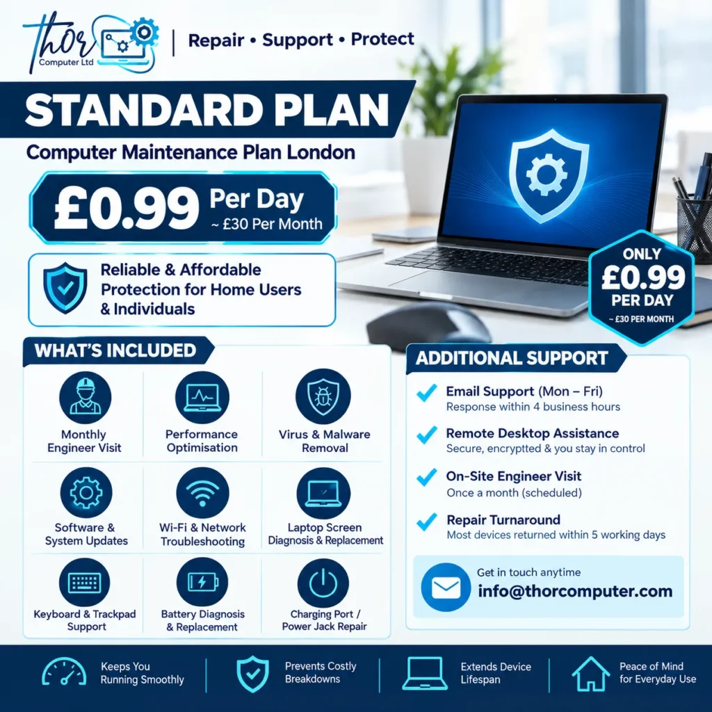 Computer Maintenance Plan London Thor Computer(standard)